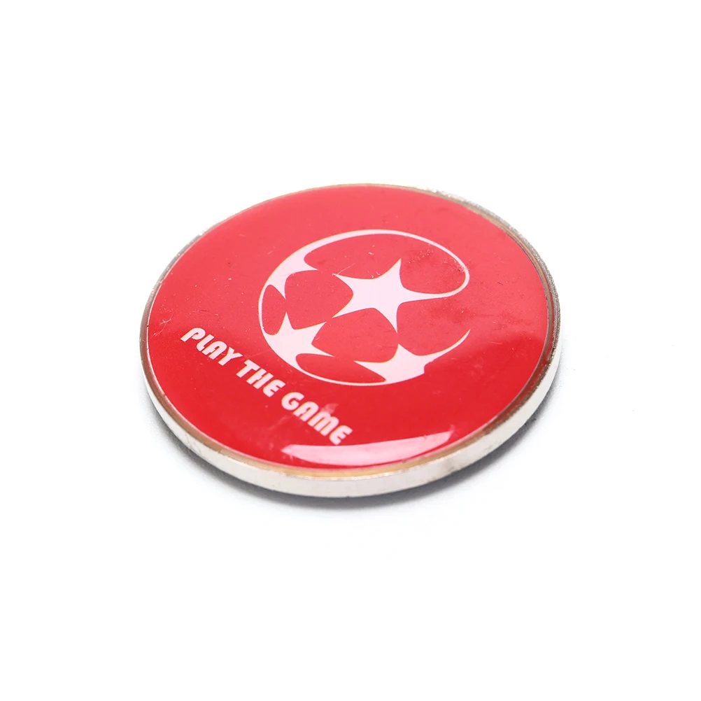 1PC For Table Tennis Football Matches Sports Toss Referee Side Coins  PVC Soccer Football  Pick Edge Finder Coin