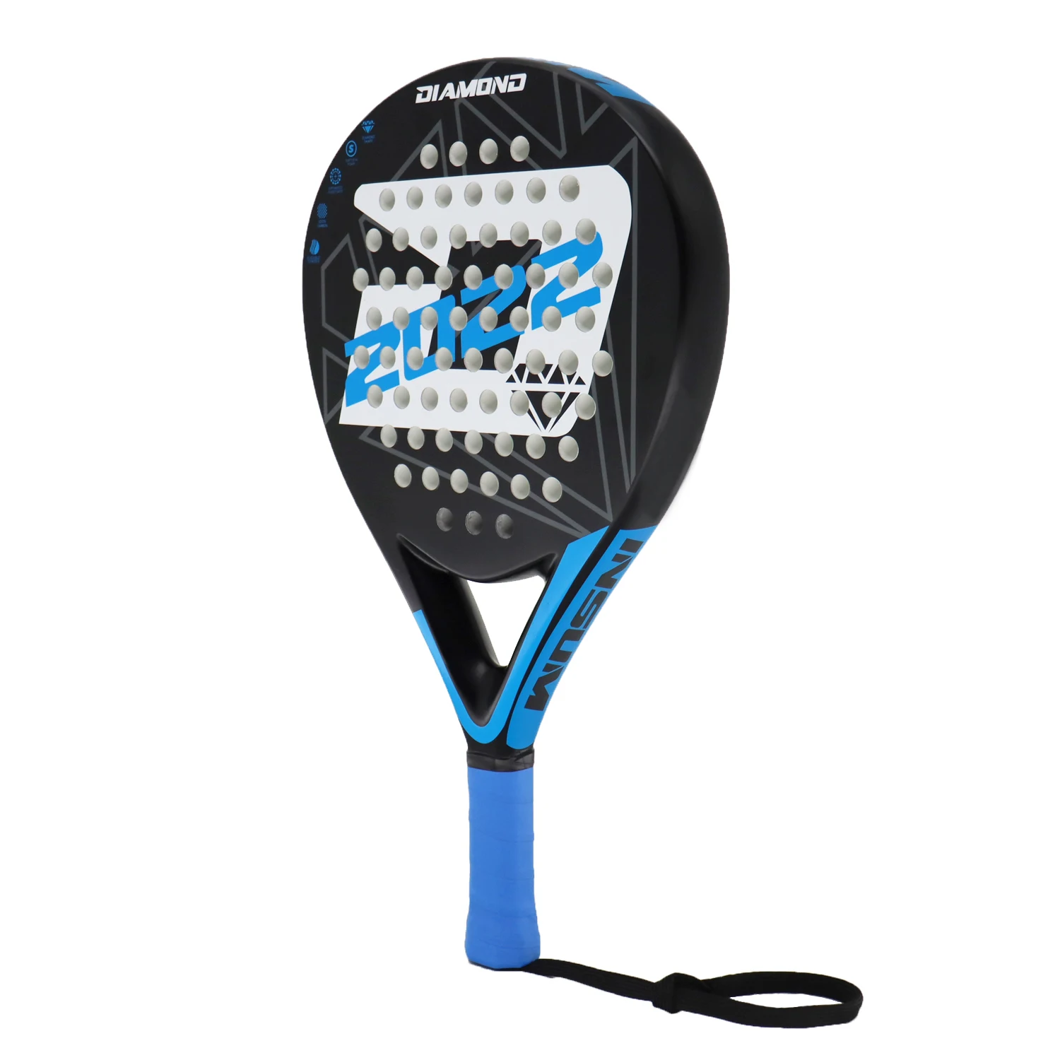 2022 Pro Tennis Padel Paddle Racket Diamond Shape EVA SOFT Padel Racket