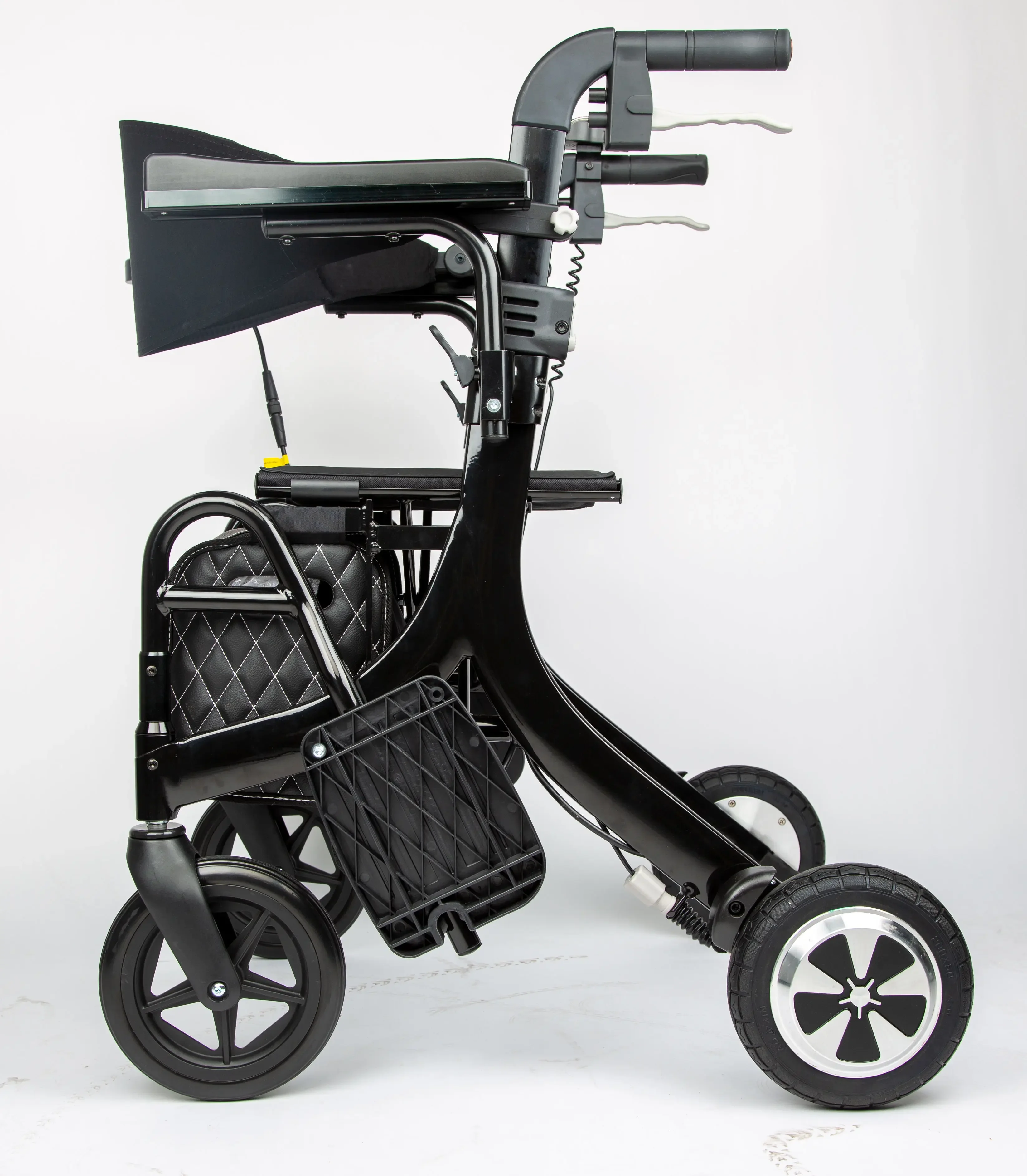 Lightweight Foldable Walking assistive Rollator all terrain Mobility Carrier for elderly hand bike shopping cart