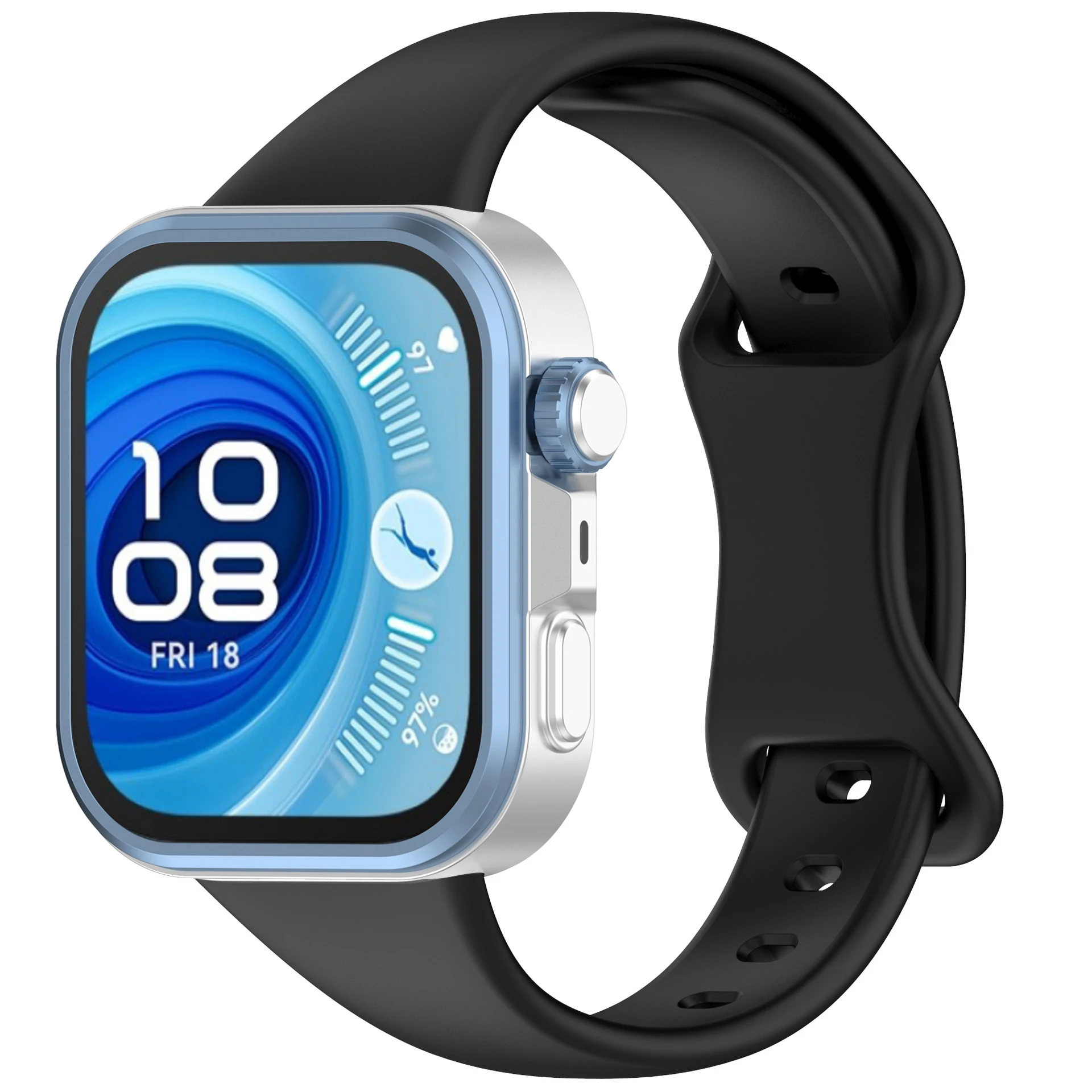 Magnetic Silicone Smartwatch Band - Soft Strap Bracelet in Elegant Design