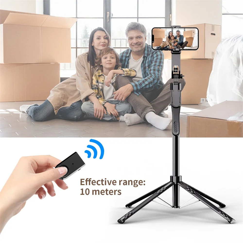 Adjustable Selfie Stick Tripod with Remote Control