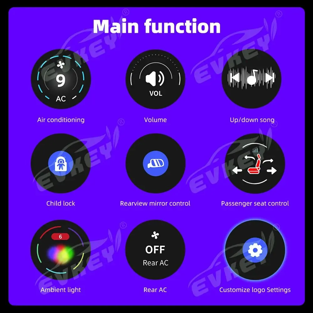 EVKEY LCD  ŷ ̼, ׽  3  Y, ư, USB CŸ Ʈ ,  ڵ 10   
