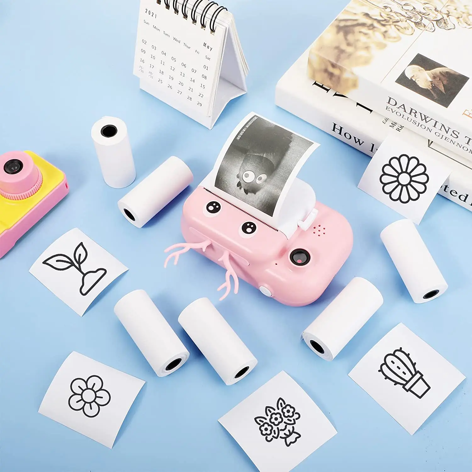 Thermal Paper 57*30mm for Children Camera Instant Printer and Kids Camera Printing Paper Replacement Accessories