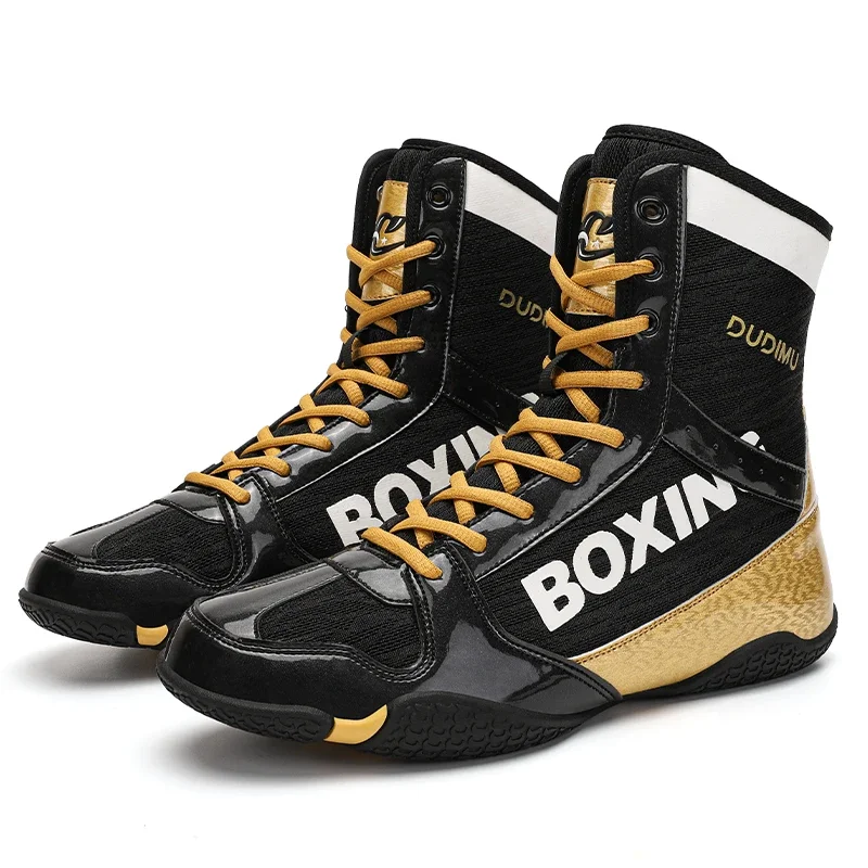 High Quality Wrestling Shoes Durable Boxing Sneakers Foot Protection Wrestling Shoes Men's Professional Fighting