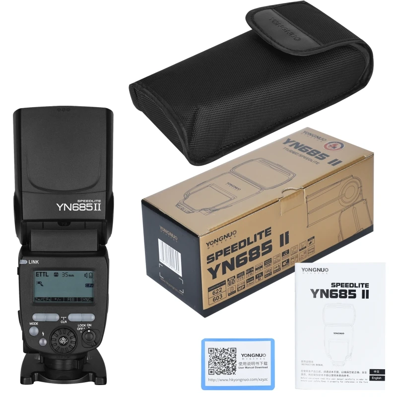 YONGNUO YN685(3本) + YN685(送信機) YONGNUO YN685 ワイヤレススピードライトフラッシュ 2.4G HSS TTL/iTTL