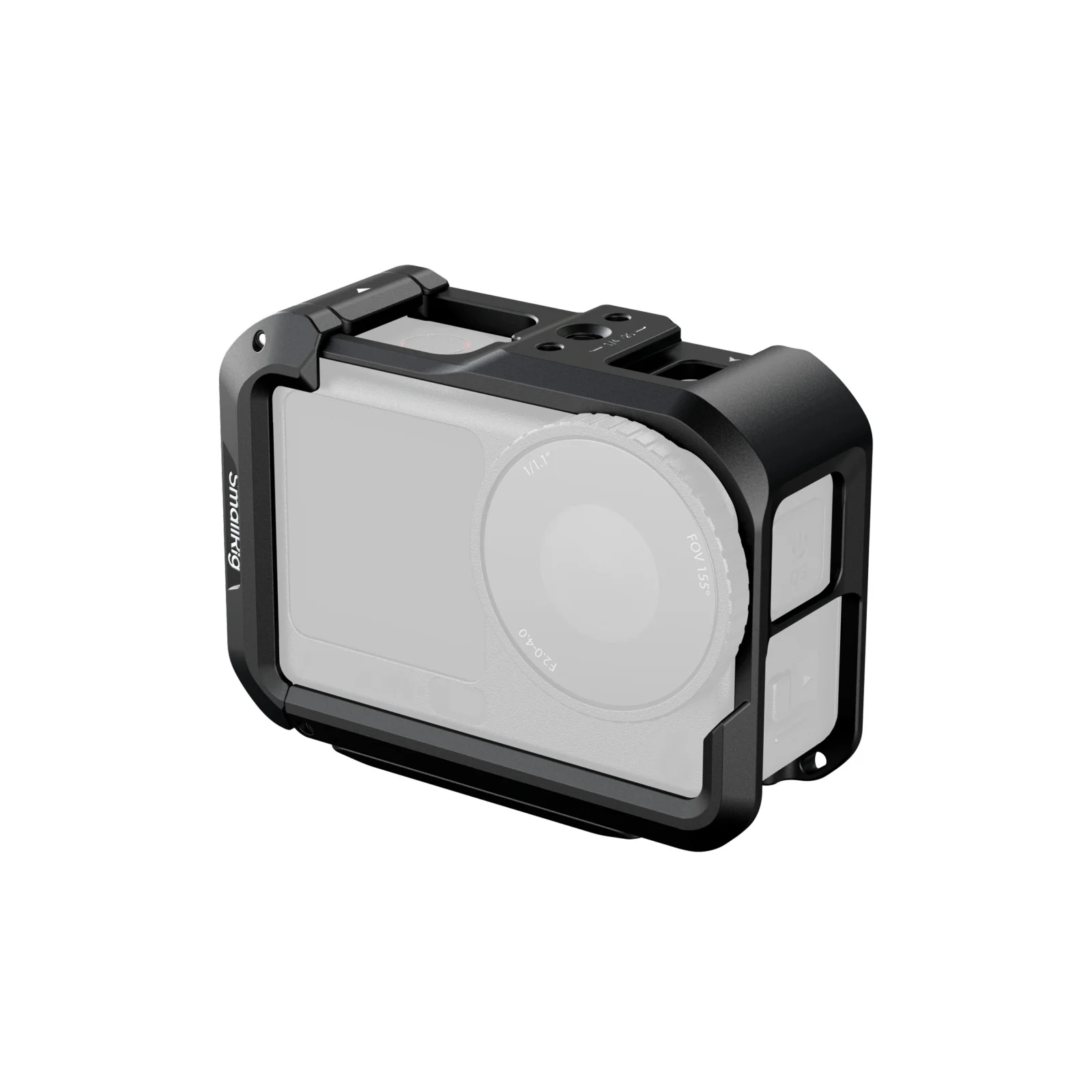 SmallRig OSMO Action 6-Käfig für DJI OSMO Action 6 Advanced Edition mit Silikon-Objektivabdeckung, Handschlaufe mit Kaltschuhhalterung – Detail 10