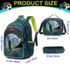 School Bags for Boys Elementary Students Backpack Set with Lunch Bag Pencil Case Kids Back to School Bookbag Mochilas 2