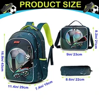 School Bags for Boys Elementary Students Backpack Set with Lunch Bag Pencil Case Kids Back to School Bookbag Mochilas 2