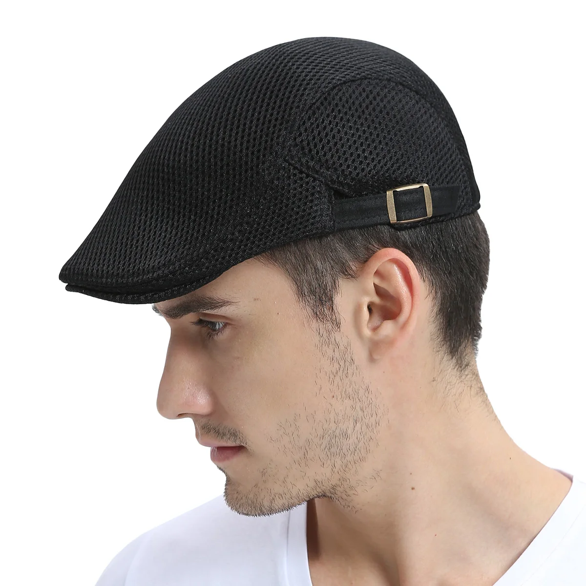 VOBOOM Summer Breathable Mesh Irish Cap Golf Ivy Jeff Caps Men Women Lightweight Net Cabbie Newsboy Driver Gatsby Hat Boina images - 6