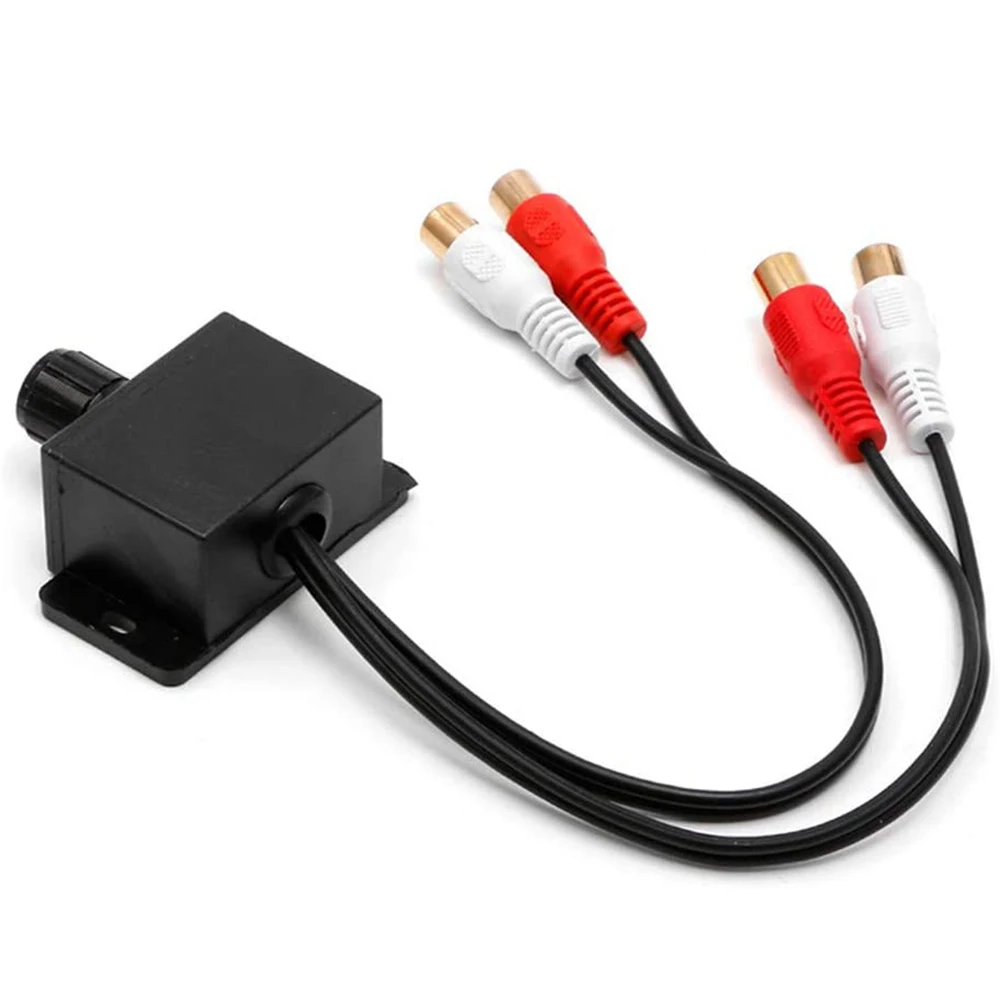 New Car Audio Amplifier Bass RCA Level Remote Volume Control Knob LC-1 Car Audio Amplifier Sound Adjuster Subwoofer