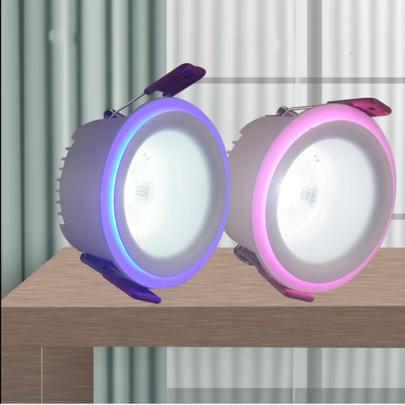 Description Picture 2 of itemLED Downlight Recessed Dimmable Anti-glare 8W 16W 3 Colors Ceiling Light narrow side sky lantern living room Spotlight AC220V