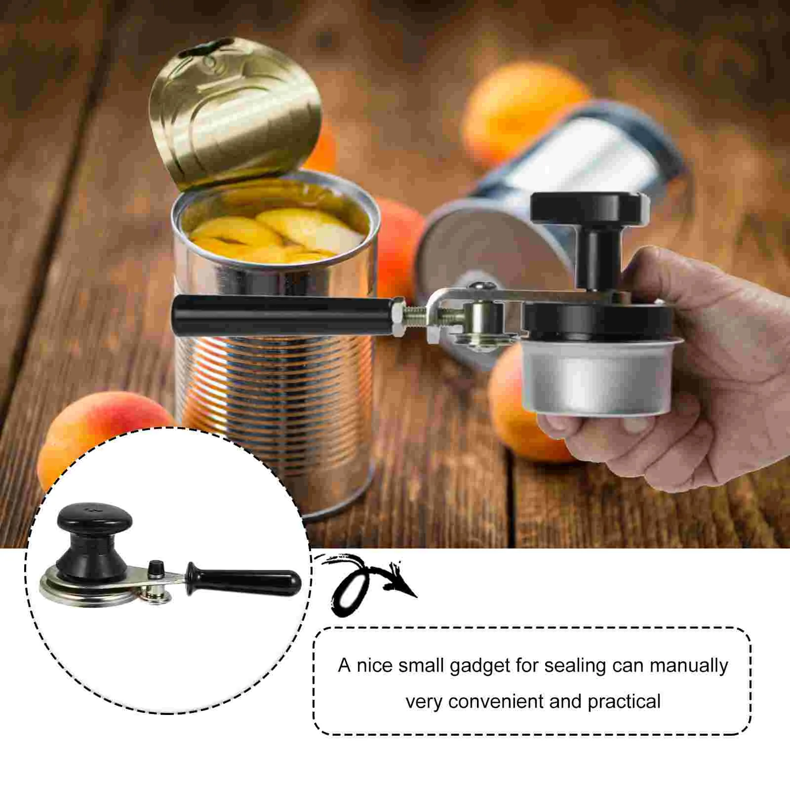 Seamer Household Can Sealer Sealing Tool Manual Delicate Black Metal Capping Machine