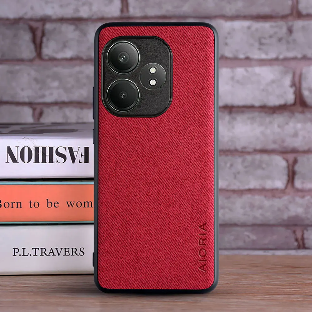 Luxurious Leather Textile Phone Case - Soft, Stylish Protective Cover