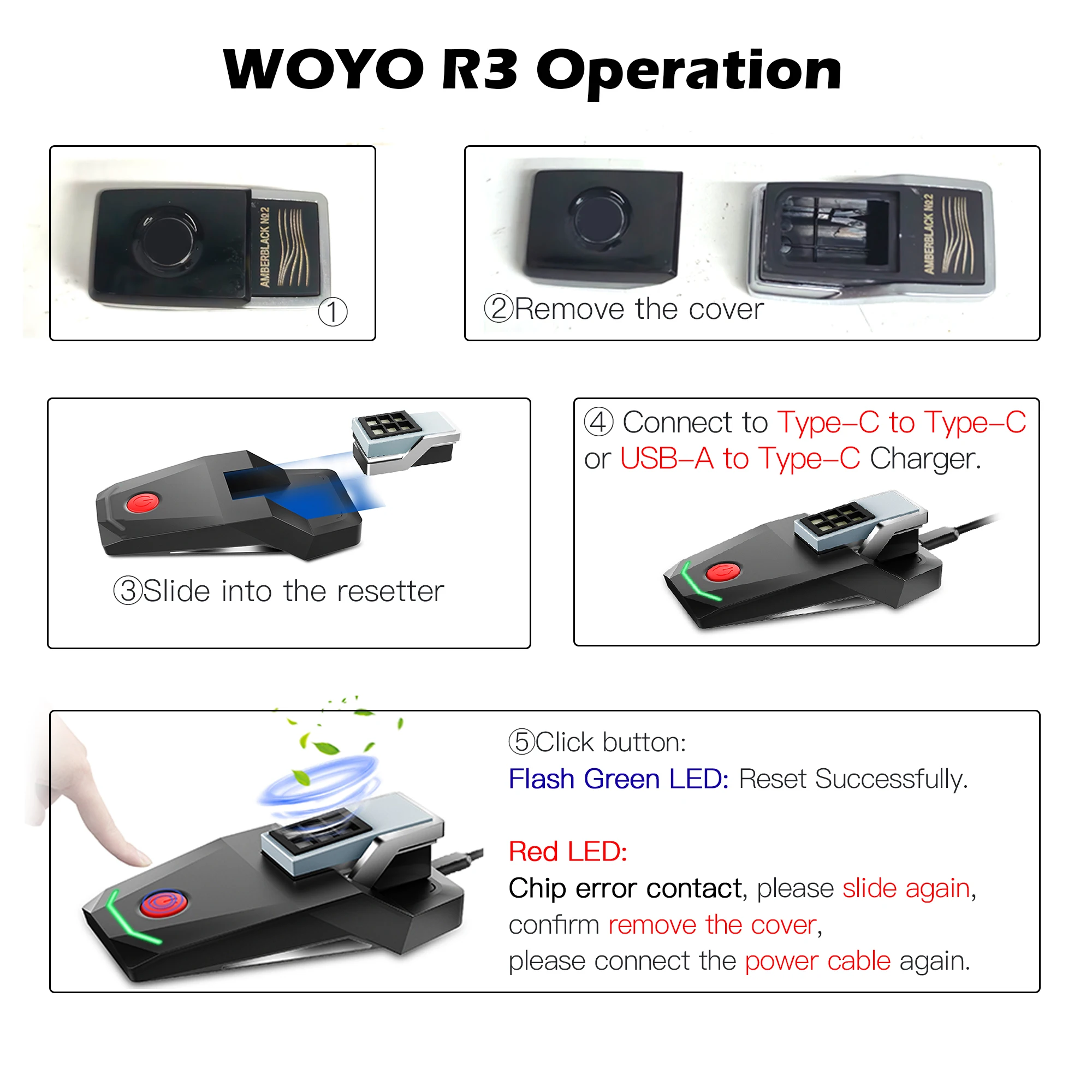 WOYO R3 For BMW Ambient Air Cartridge Resetter, Fragrance Smart Box Chip Activator Tool for G30 G11 X3-X7 3/5/7 Series 5