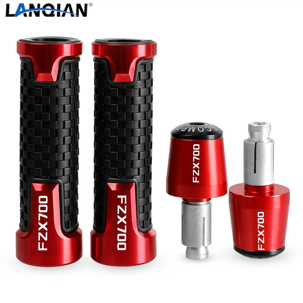 

For YAMAHA YZF FZX700 1986 1987 1988 Motorcycle Accessories 7/8" 22MM Handlebar Hand Grips Handle Bar End Cap plug