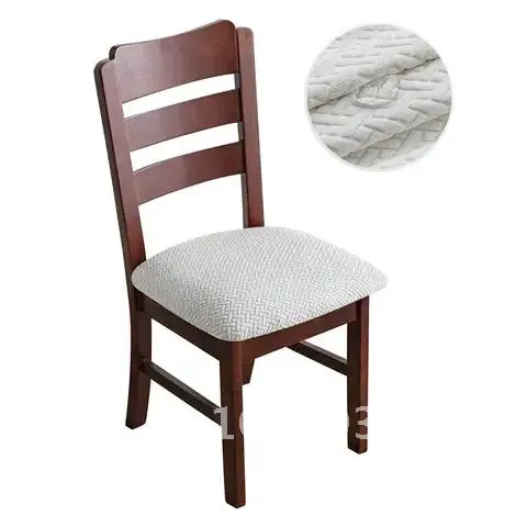 

Waterproof Stretch Chair Cover Slipcovers for Hotel Banquet Dining Living Room 1 Piece PU Fabric Seat Cushion Covers