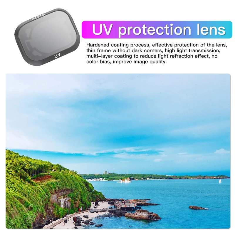 Description Picture 3 of itemRCSTQ Plastic Drone Filter For Dji Mini 3 Pro Accessories Camera Lens UV CPL ND4/8/16/32 For Dji Mini 3 Pro Drones Filters Kit
