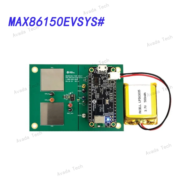 

Avada Tech MAX86150EVSYS # модуль оценки MAX86150 PPG/ECG biosensor