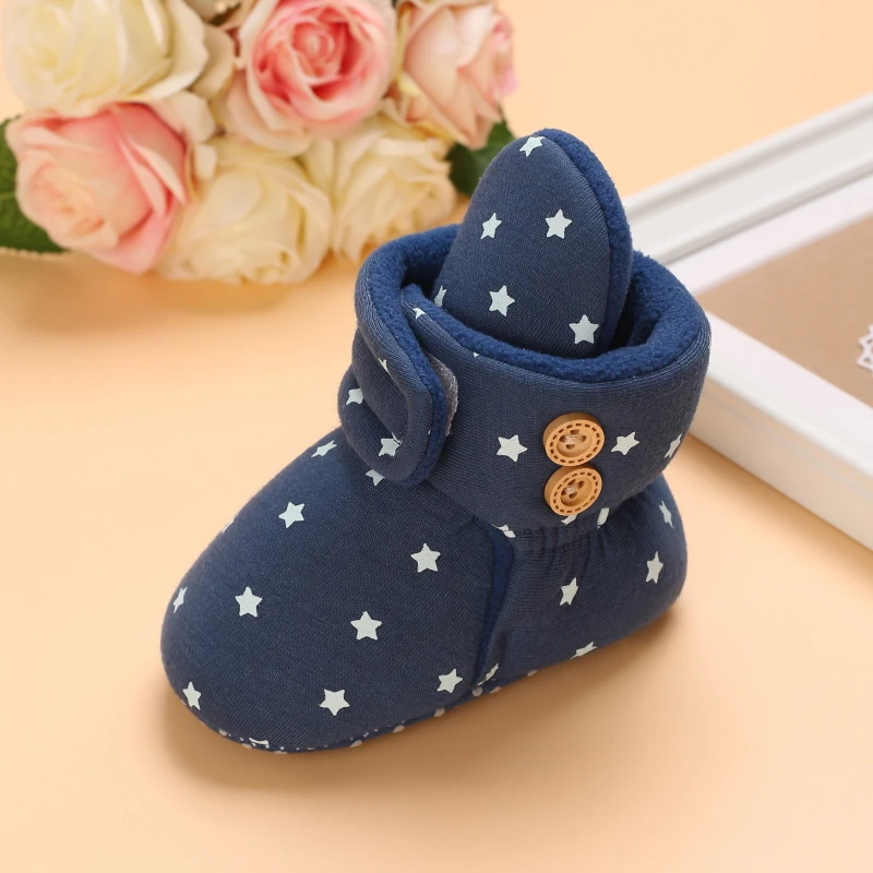 0-18M Boots For Newborn Baby Girl Snow Boots Winter Thermal Shoes Plush Ankle Boots Winter Baby Boys And Girls Thermal Shoes S7035978e107d4f67876678c6933e544ed