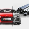 1:24 AUDI R8 V10 Plus Alloy Performance Sports Car Model Diecast Metal Toy Racing Car Model Simulation Sound and Light Kids Gift 2
