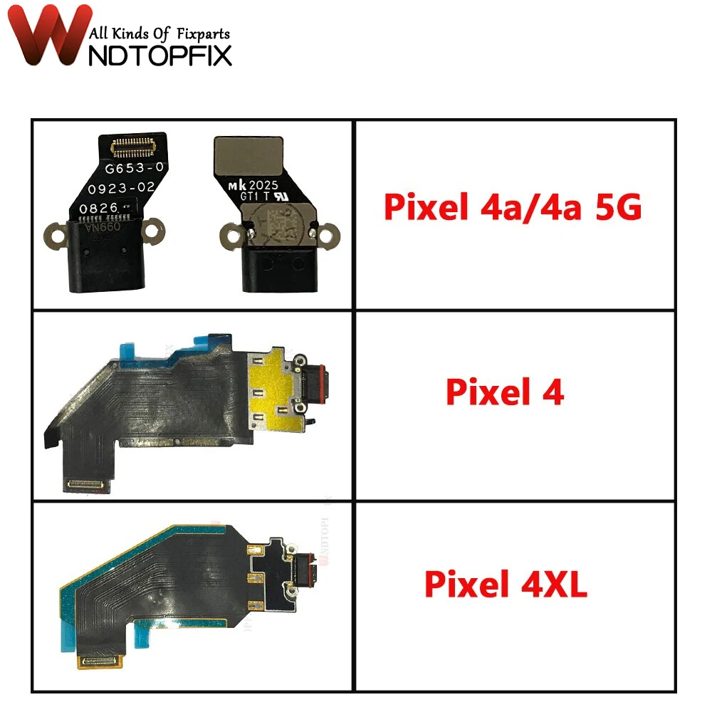 

For Google Pixel 4 USB Charging Port For Google Pixel 4 XL Charger Port Dock Plug Connect Board Pixel 4A Charging Port