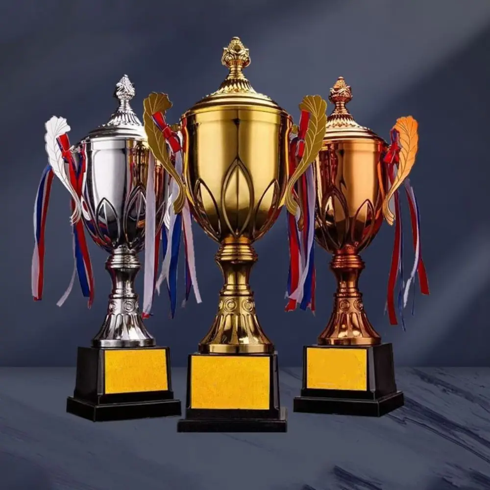 Gold Silver Bronze Awards Trophy Sports Games Metal Model Small Prize Cup Champion Soccer Competition Winner Award Trophy Toy
