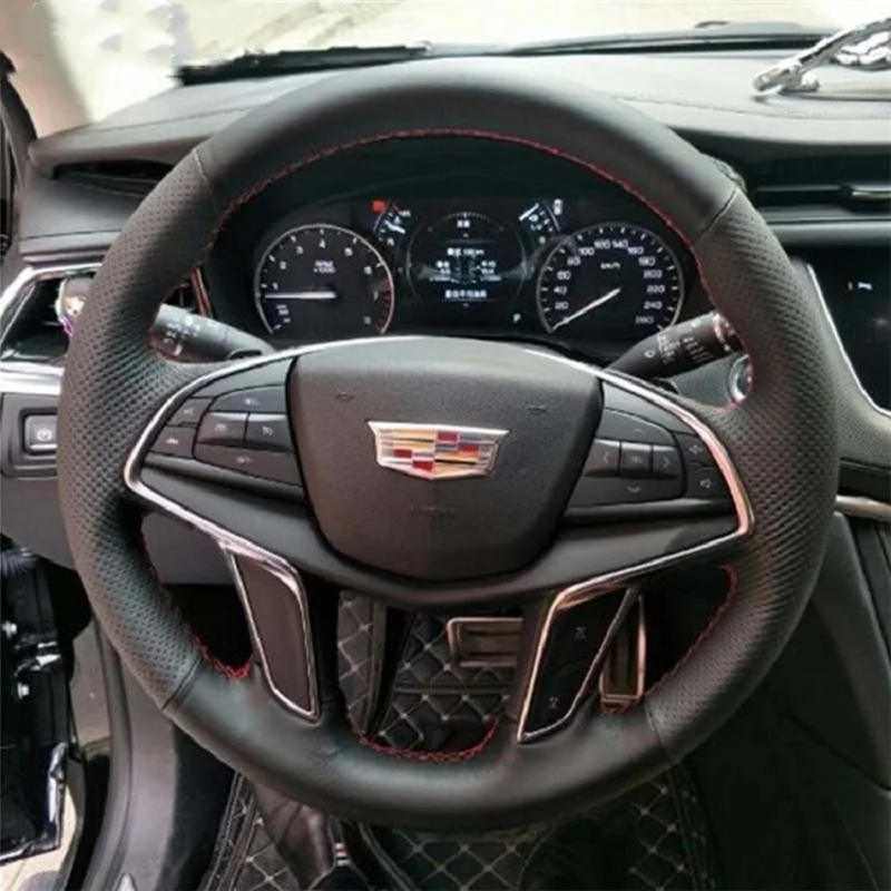 Coprivolante Per Auto Per Cadillac Atsl Xt4 Xt5 Xt6 Sls Srx Ct6 Cts Ext Srx Xlr Diy Alcantara Leather Cucito A Mano Auto Interior