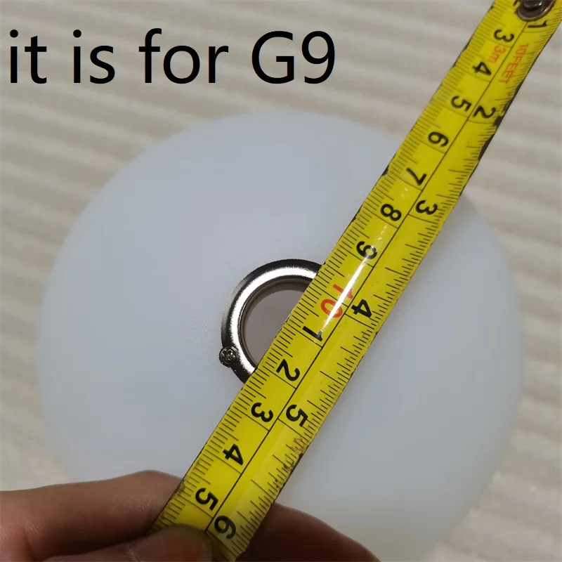 White Glass Lamp Shade for G9 E27 Bulb, Frosted 2cm 4CM Fitter Opening  Accessory Glass Fixture Replacement Globe or Lampshade