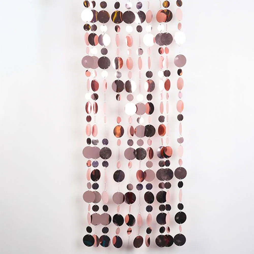 Rideau De Perles En PVC Noir à Paillettes Pour Porte, Séparateur De Pièce, Fête, Mariage, Chambre D'enfant, Décoration Pour Portes