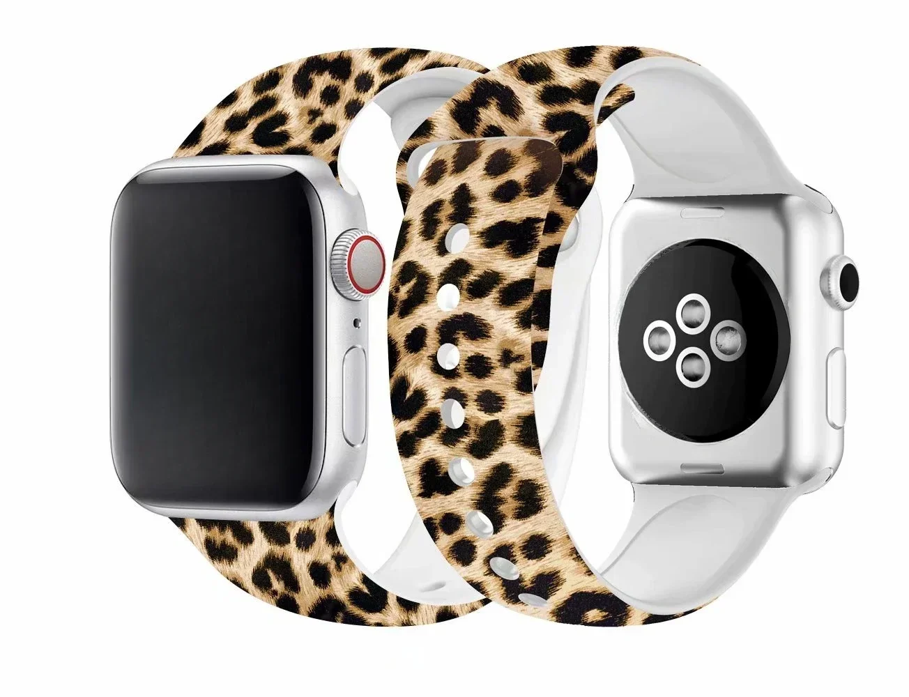 Apple Watch - leo Leopard Printing Bracelet for Apple Watch Band Ultra 2 49mm