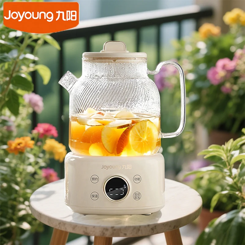 Joyoung Electric Kettle 1L Glass Health Preserving Kettle Pot 24H Appointment Flower Tea Stew Soup Dessert K10D-WY101