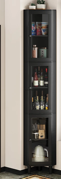 

American Retro Corner Cabinet Restaurant Small Corner Wine Cabinet