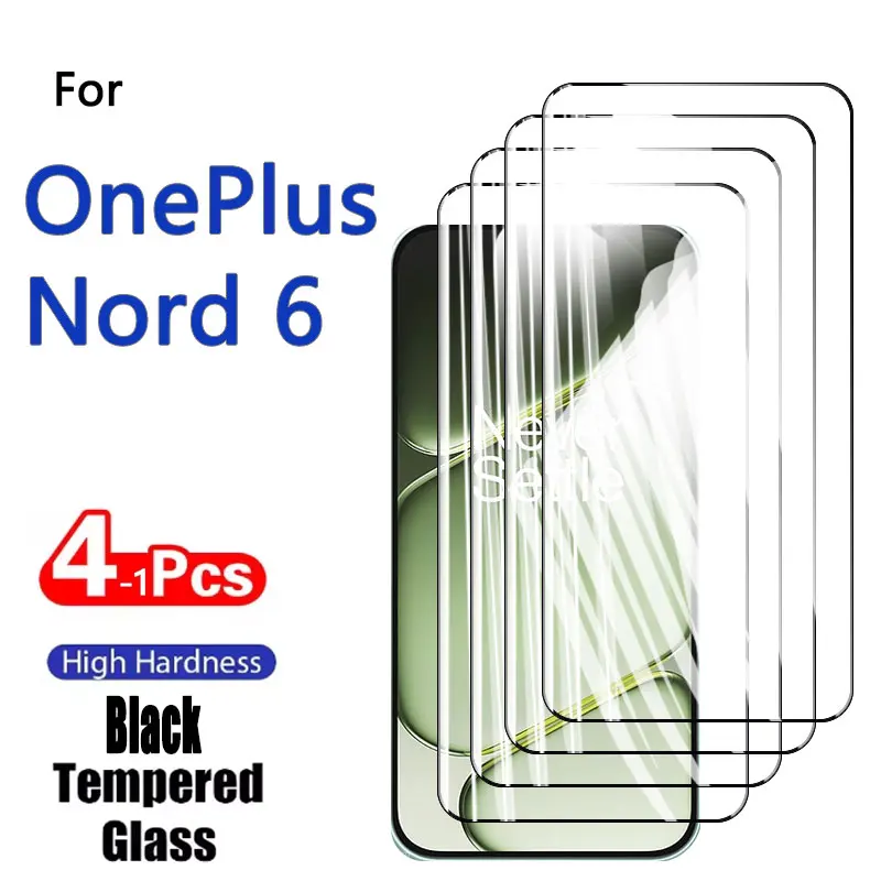 HD Tempered Glass Screen Protector - Anti-Scratch, Crystal Clear, Case Friendly, Fingerprint Resistant (1-4 Pack)