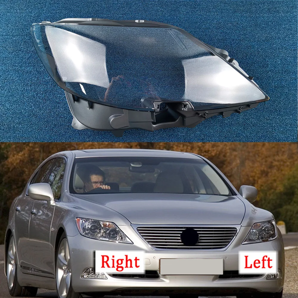 

Car Front Headlight Cover For Lexus LS460 2006-2009 Headlamp Lampshade Lampcover Head Lamp Light Covers Glass Lens Shell Caps