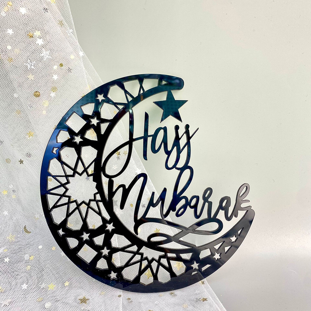 EID Acrylic Wall Sticker 2022 Ramadan Decor for Home Islamic Ramadan Kareem Muslim Party Decor Eid Mubarak Gifts Eid Al Adh