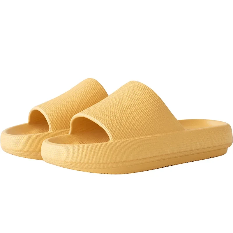 EVA Soft Colorful Sandals for Men and Women, Indoor Shower Shoes, Platform Heels, Outdoor, Summer Home, Cute Cloud Slides, Men