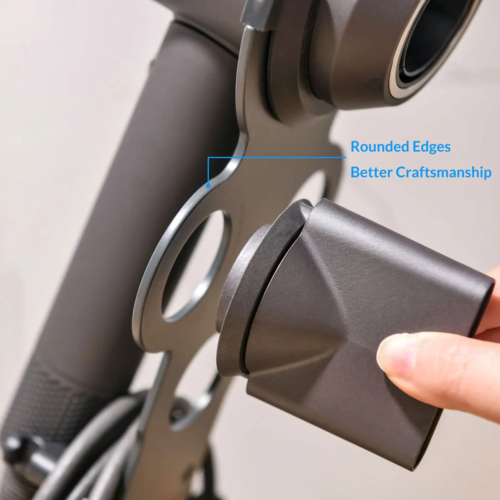 UPGRADED Hair Dryer Holder for Dyson Supersonic Hairdryer with Cable Organizer, Heavy Alloy Steel Stand, Piano Painting Surface 6