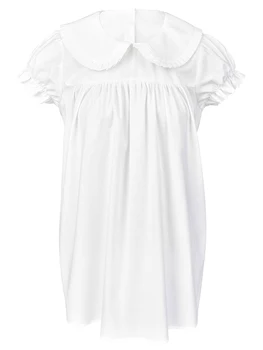 Y2K Hot Girl Baby Tee Summer Thin Women's Clothing Kawaii Maiden Aesthetic Crop Top Elegant Fashion Street Skinny Casual T-shirt 1