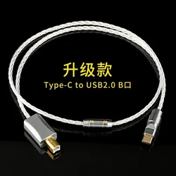 Câble OTG Type C à C en argent plaqué premium pour une connectivité améliorée