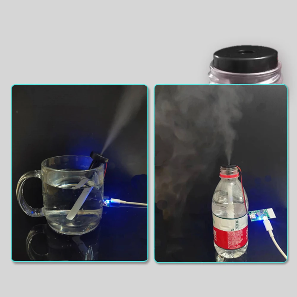 Ultrasonic Atomization Maker 20mm 113KHz Mist Atomizer DIY Humidifier PCB DC3-12V Mini USB Humidifier Module
