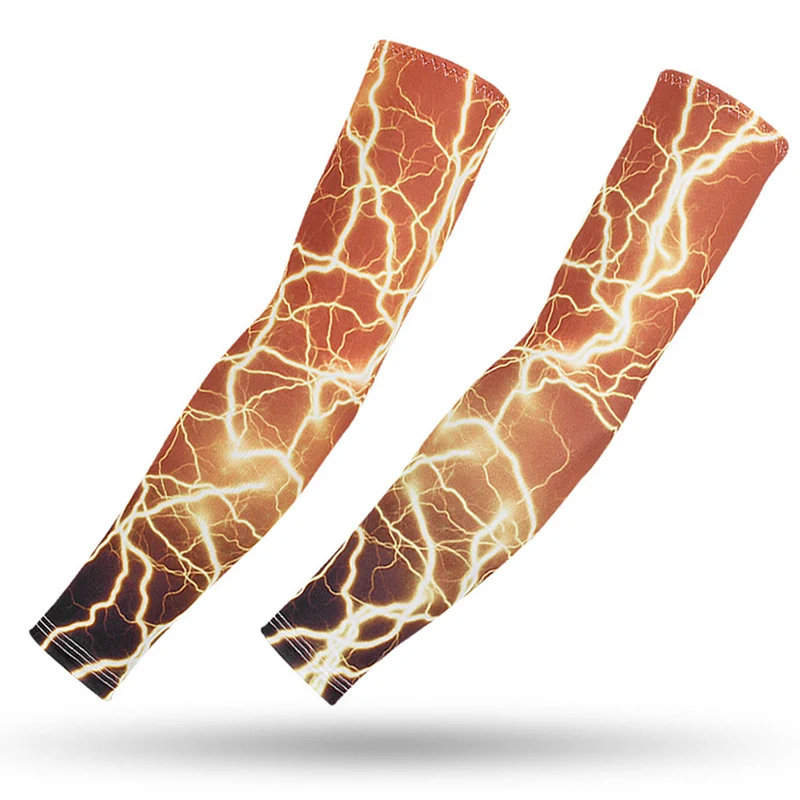 Quick Dry Arm Compression Sleeve Basketball Cycling Arm Warmer Summer Running UV Sun Protection Armguards Sunscreen Cuff Cover