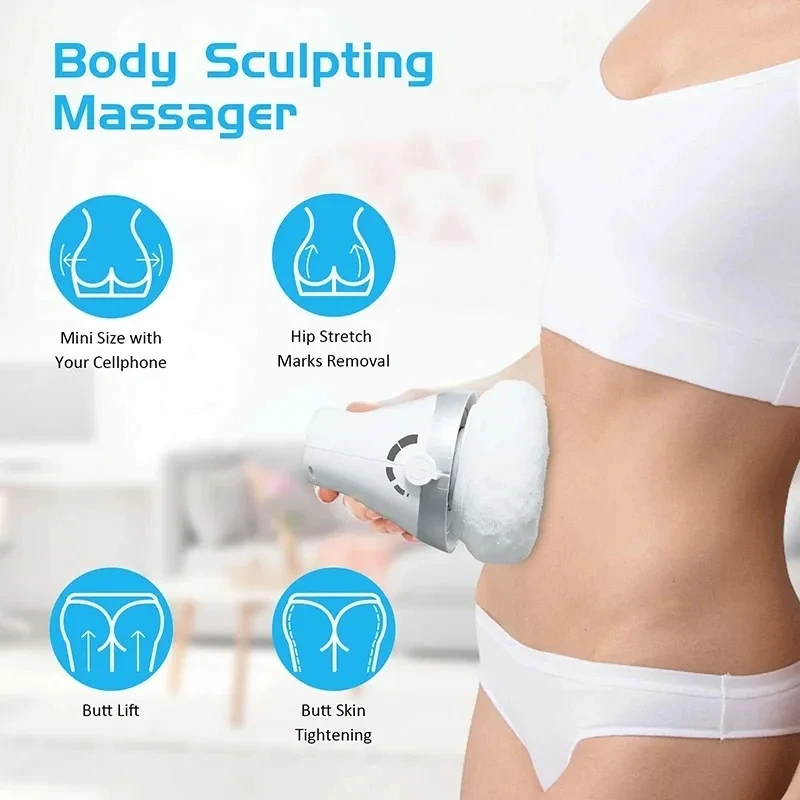 Multi-Functio Slimming Body Sculpting Massager Fat Burner Roller Anti-cellulite Machine High Frequency Vibration Guasha Scraping 4