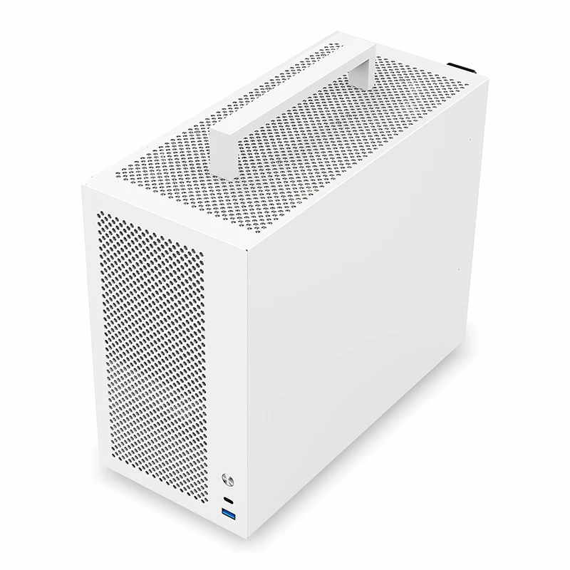 METALFISH S5 MAX Computer Case Gaming PC Chassis Support MATX/ITX 24.5*24.5cm SFX/ATX PSU 135 Mid Tower /180 WaterCooling Cooler