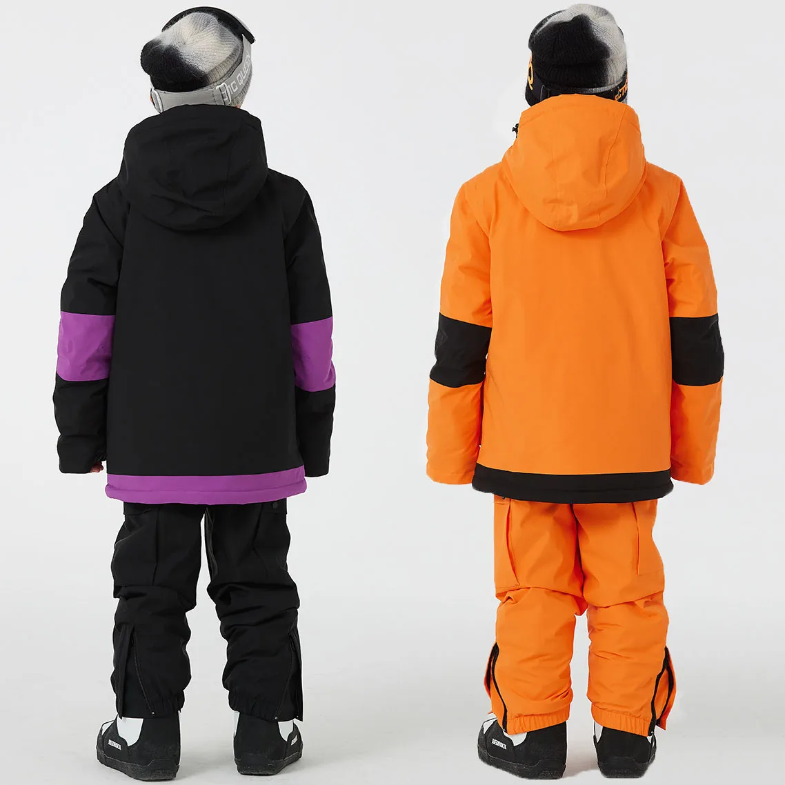 Outdoor Sports Ski Suit For Children Windproof Waterproof Winter Snow Jackets+Pants Set Boys And Girls Snowboarding Warm Suit