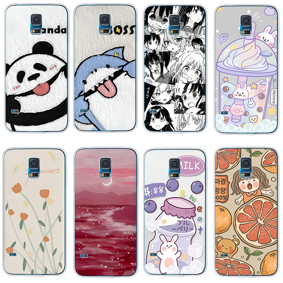 Custodia In Silicone Per Samsung Galaxy S4 S5 Mini S7 Edge Custodie Coque Cover Posteriore Di Nuovo Design Full 360 Tpu Protettivo Morbido
