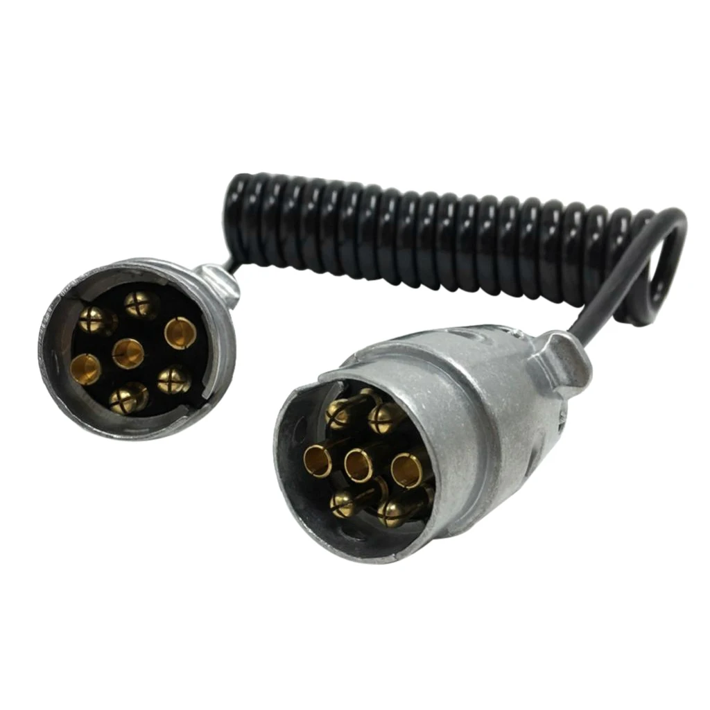 

Plug 7 Pin Aluminum Connector Type 12N for Standard Trailer Connections