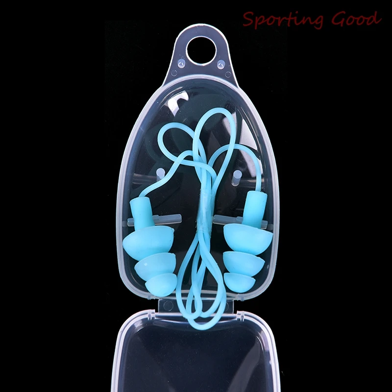 1PCS Silicone Swimming Ear Plugs Universal Soft Earplugs Pool Accessories Water Sports Swim Ear Plug 8 Colors 6