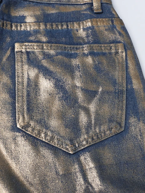 Calças Casuais Coloridas e Soltas TWOTWINSTYLE