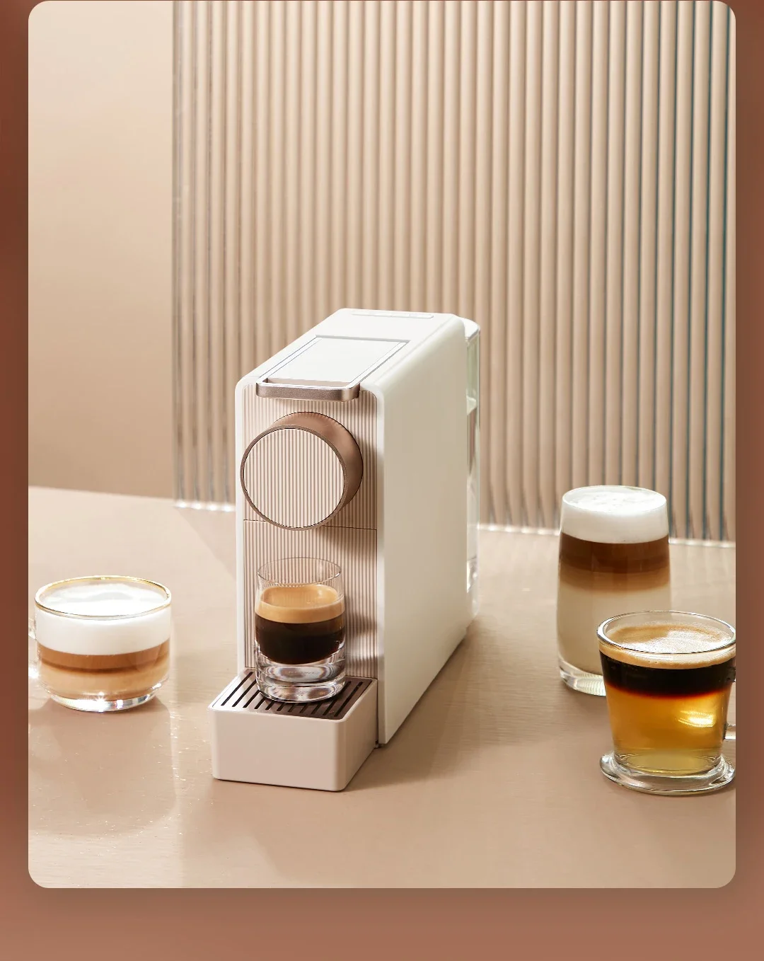 220V Automatic Capsule Coffee Maker, Portable Mini Espresso Machine for Home and Travel 3