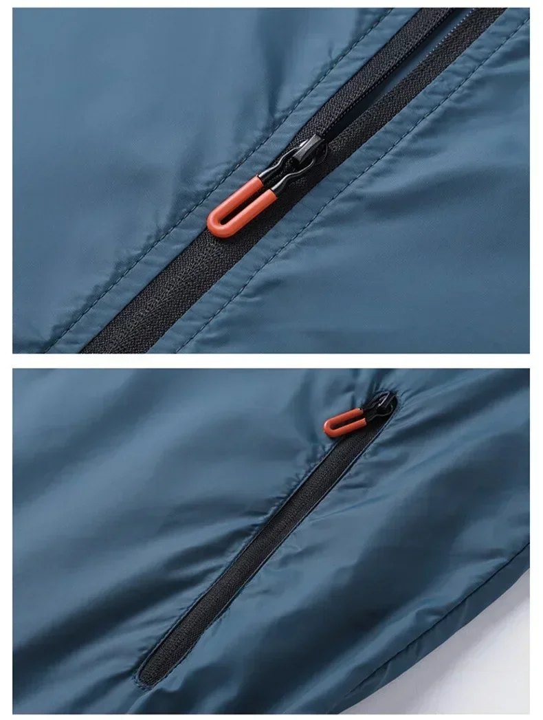 Hiking Skin Jacket Outerwear Coat Camping Rain Jackets Waterproof Sun Protection Fishing Hunting Clothes Quick Dry Sunscreen - 5